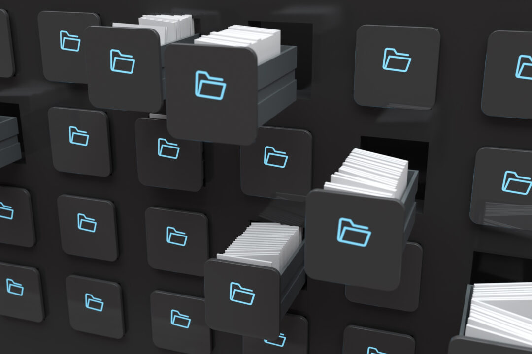 moving folders with files in storage