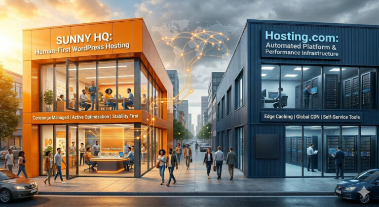 Sunny HQ vs Hosting.com: Which WordPress Hosting Platform Is Better for Your Growing Business?