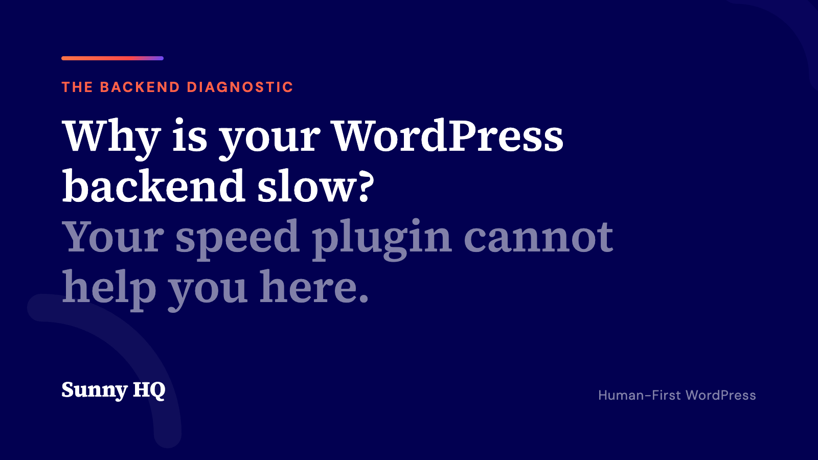 Why Is Your WordPress Backend Slow (And How to Fix It)