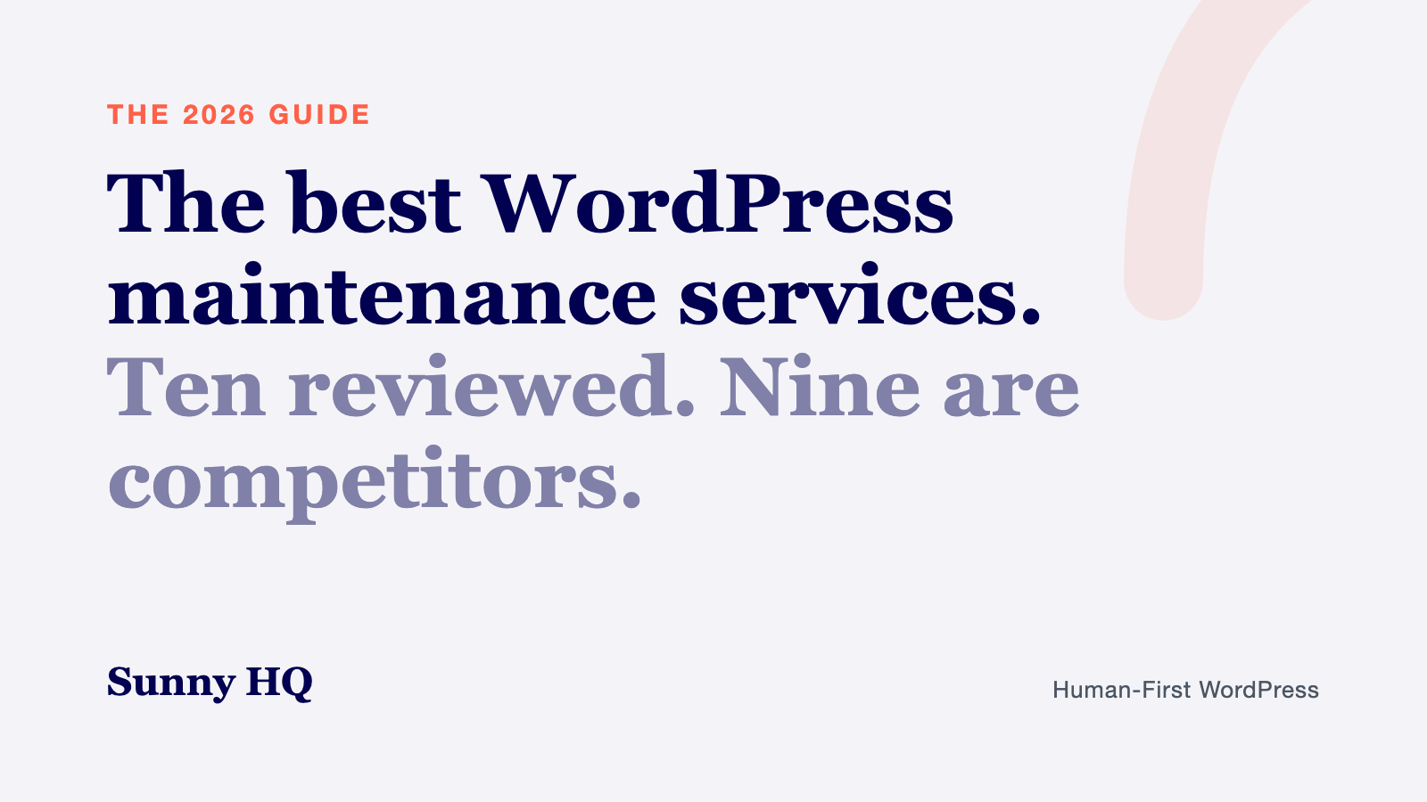 The Best WordPress Maintenance Services for 2026